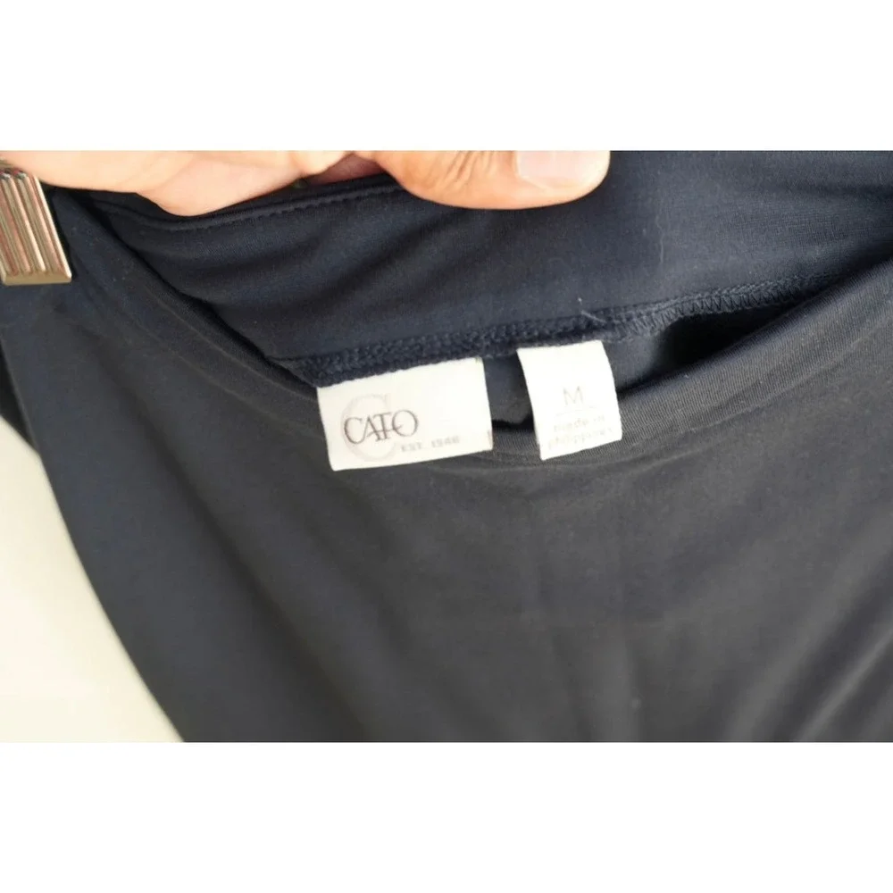 Cato Navy‎ Ruffle Pencil Skirt Size Medium